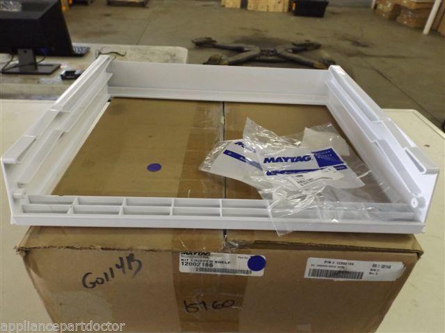 Maytag Jenn Air Refrigerator 12002186 Kit Crisper Shelf NEW IN BOX Maytag Jenn Air Refrigerator 12002186 Kit Crisper Shelf NEW IN BOX